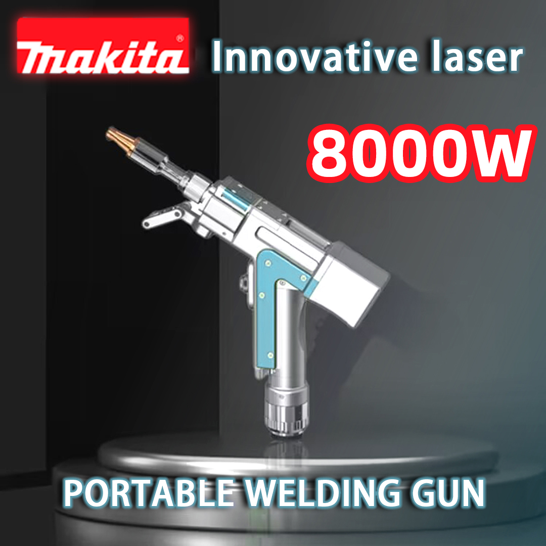 8000W 【3 en 1】: soldadura + limpieza + corte (velocidad 18 m/min, espesor 0-15 mm) 